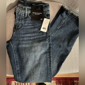 Banana Republic girlfriend jeans size 26 NWT